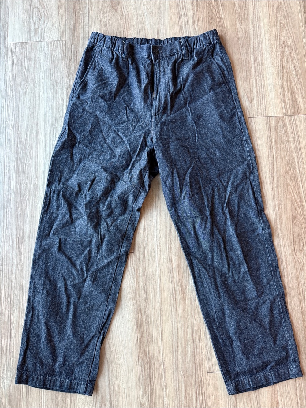 Muji Denim Jeans Straight Leg